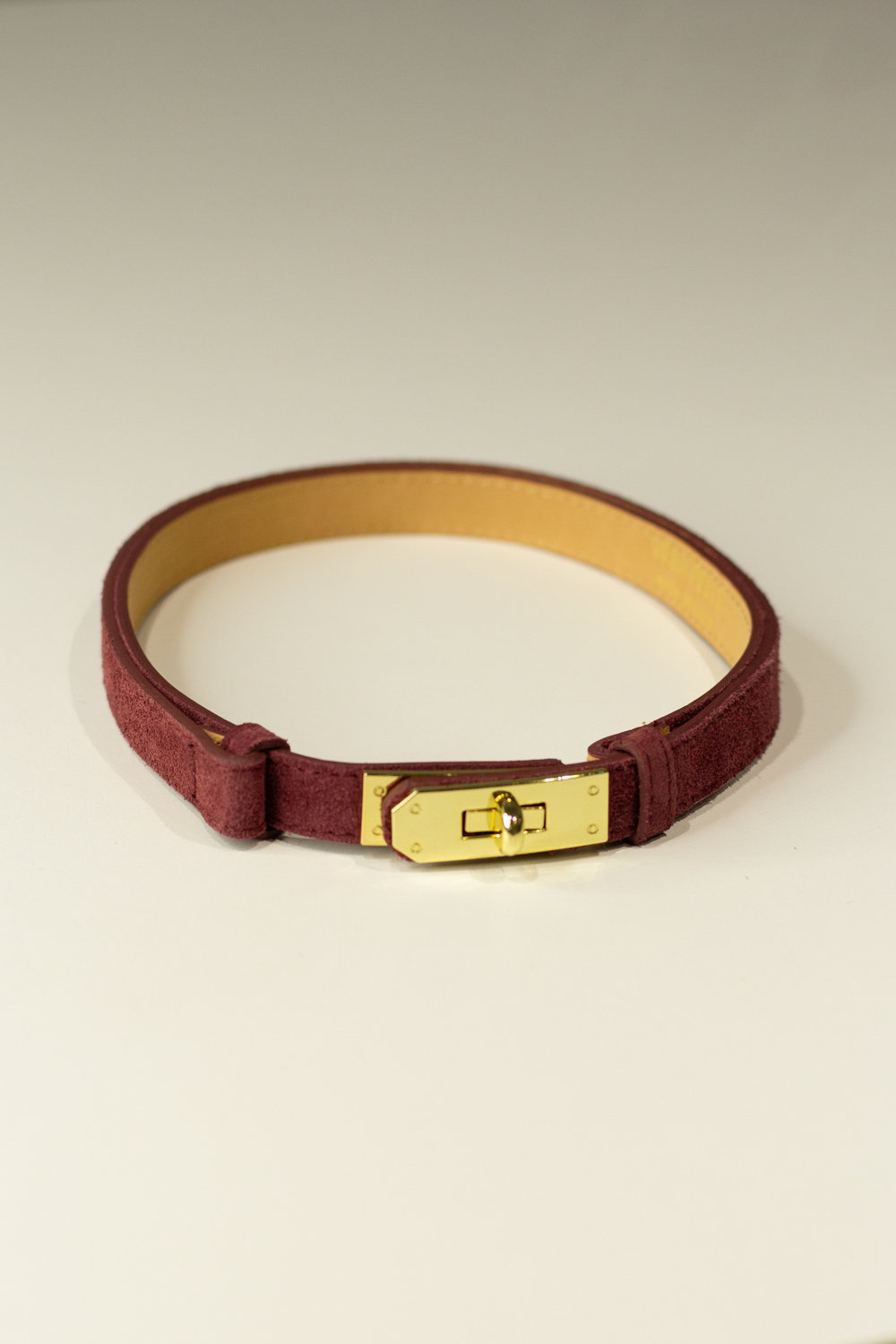 Ремень поясной замша