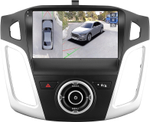 Магнитола для Ford Focus 3 2011-2019 (поддержка автопарковки) - Teyes CC3-2K-360 на Android 10, 2K QLED, 6Гб+128Гб, CarPlay, 4G SIM-слот, 4 камеры в комплекте