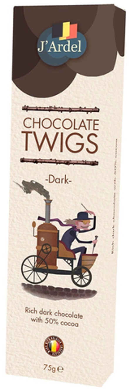Шоколад Жардель Хворост из темного шоколада / J'Ardel Dark Chocolate Twigs 75г