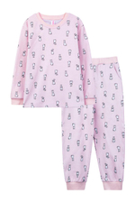 ПИЖАМА для девочки M1169FNR-2/5 р.104 св.розовый зайчики (Такро)