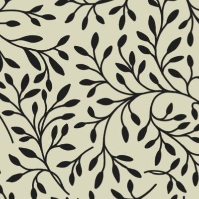 простые цветочные мотивы на оливковом фоне