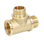 Тройник латунь переходной Ду 20х15х20 (3/4"х1/2"х3/4") ВР/НР/НР VALFEX VF.133.L.034.012.034