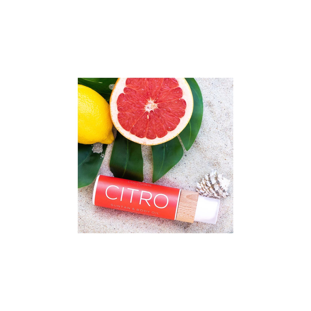 COCOSOLIS CITRO - ухаживающее масло для дубления основы защитного фильтра /  z zapachem Citrus 110  ml  / GTIN 3800500519647
