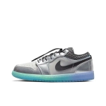 Женские кроссовки Air Jordan 1 Low SE 'Metallic Silver Gradient' DJ5199-109