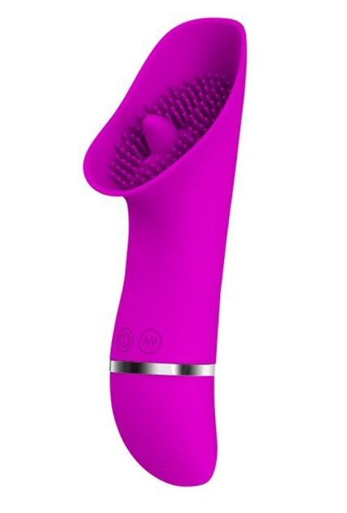 Лиловый вибромассажер для стимуляции клитора Rudolf