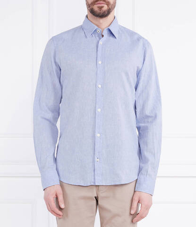 Льняная рубашка Hanson Joop! Jeans - голубой(30036488)