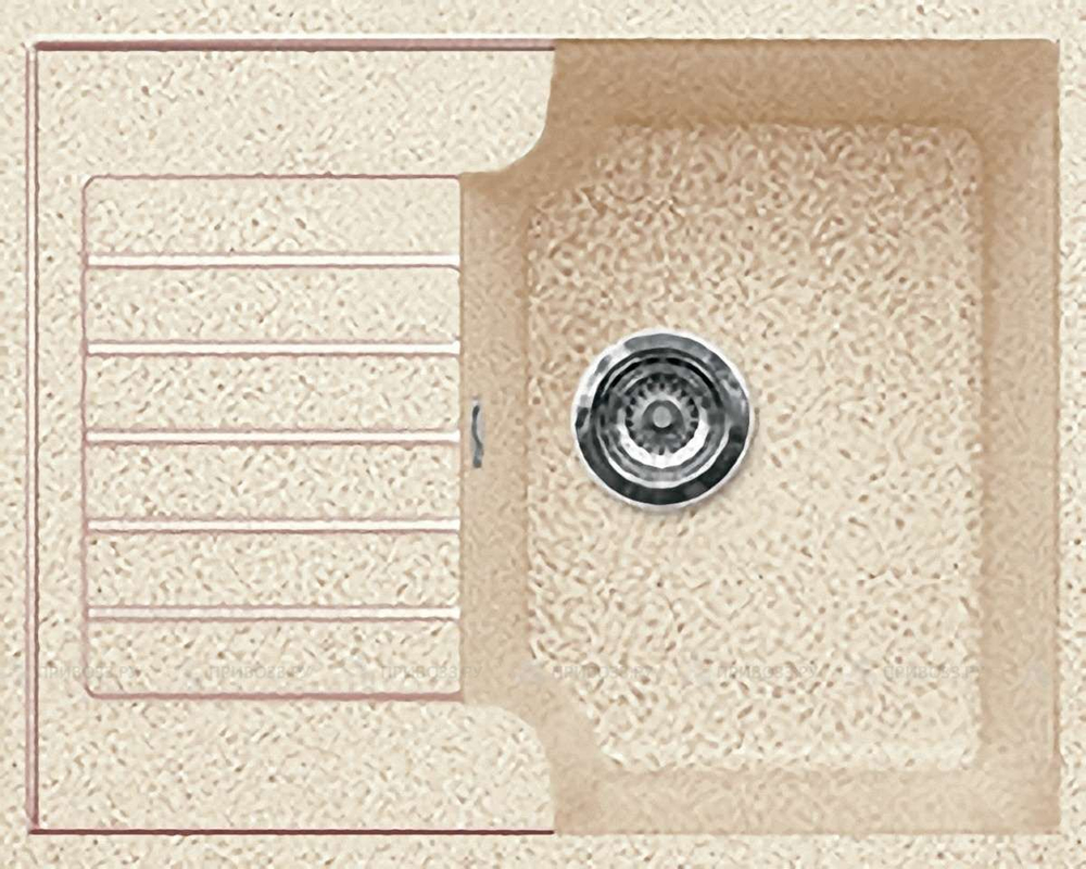 Мойка для кухни Gran-Stone GS-13S (328-бежевый)