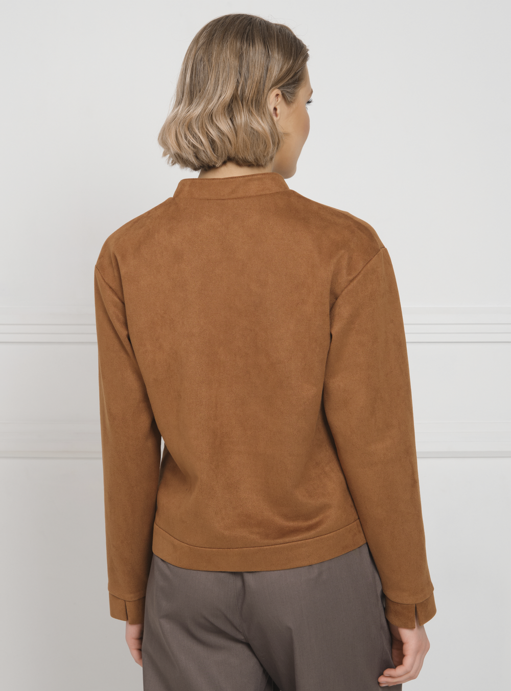 Бомбер женски АЛЕКСА (Коричнево-рыжий)