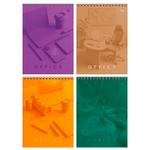 Блокнот  BG "Моноколор. Офис" на спирали, А5, 60 листов в клетку