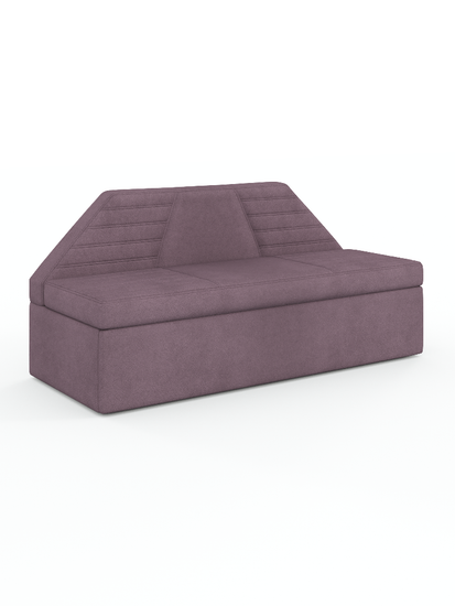 Диван кухонный КЕННЕТ-2 /1820*880*750/ замша Federica Pebble