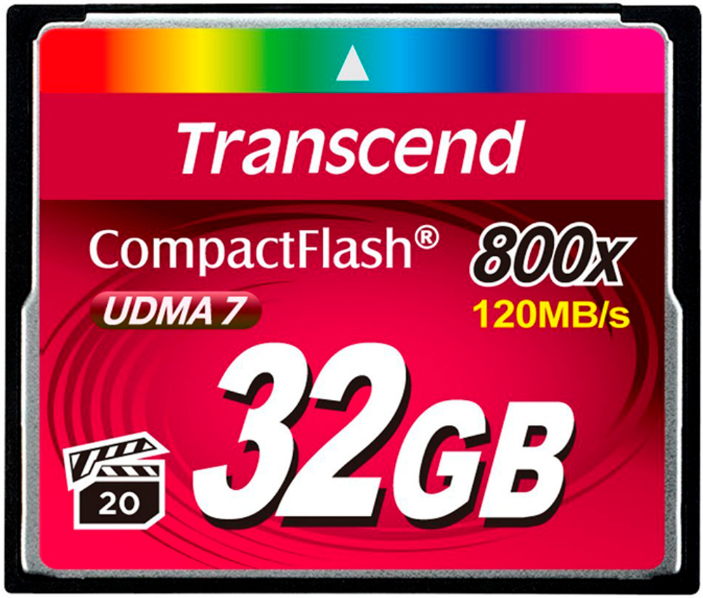 Карта памяти CompactFlash 32GB Transcend TS32GCF800