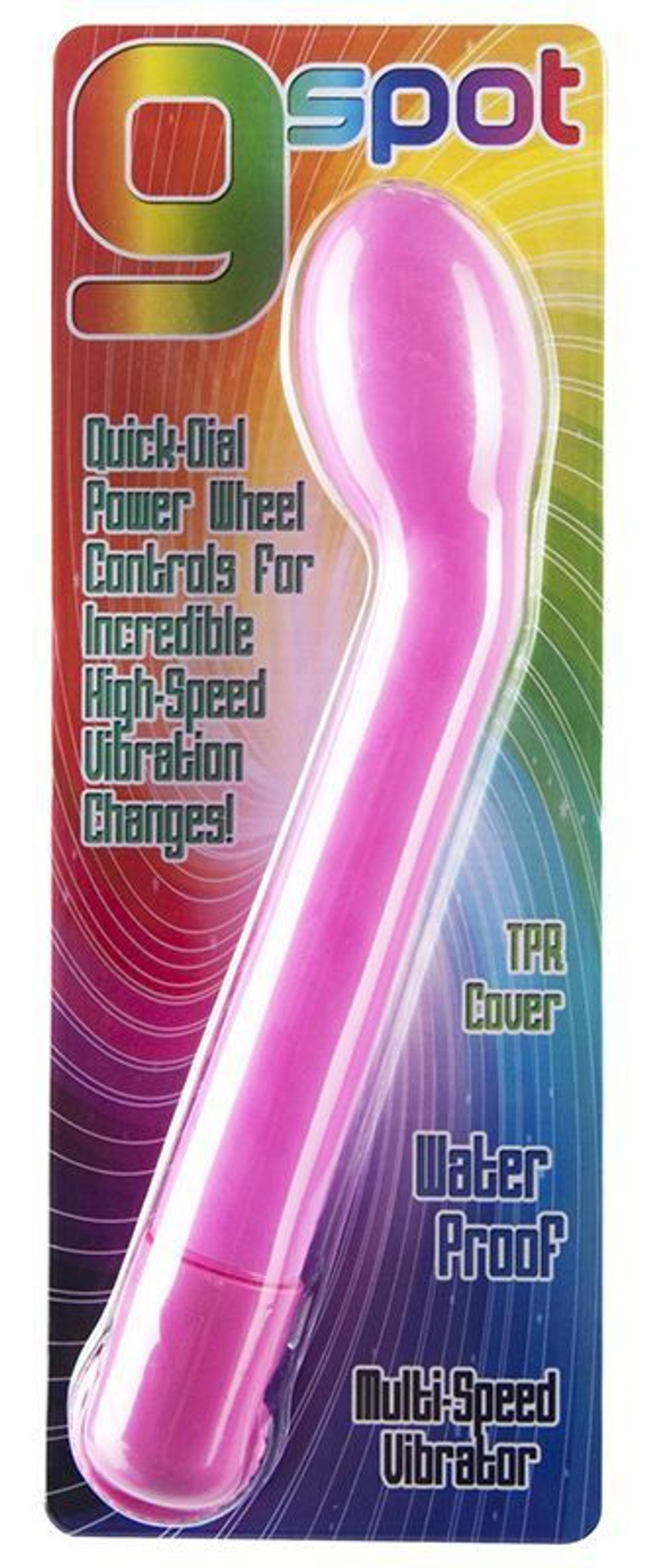 Розовый вибратор G-SPOT для точки G - 19 см. (Цвет: розовый)