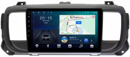 Магнитола для Peugeot Traveller/Expert, Citroen SpaceTourer/Jumpy, Opel Zafira Life/Vivaro - CanBox 9296 Android 10, 8-ядер, SIM-слот