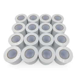 16 шт - Лента BAVIS PVC белая 50мм x 25м самоклеящаяся