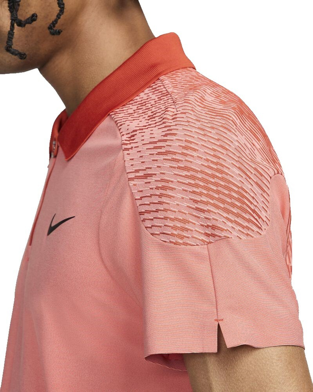 Теннисное поло Nike Dri-Fit Adventage Slam RG - pink quartz/rust factor/black