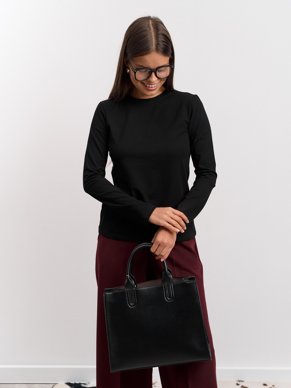 Лонгслив женский "Cкин" белый