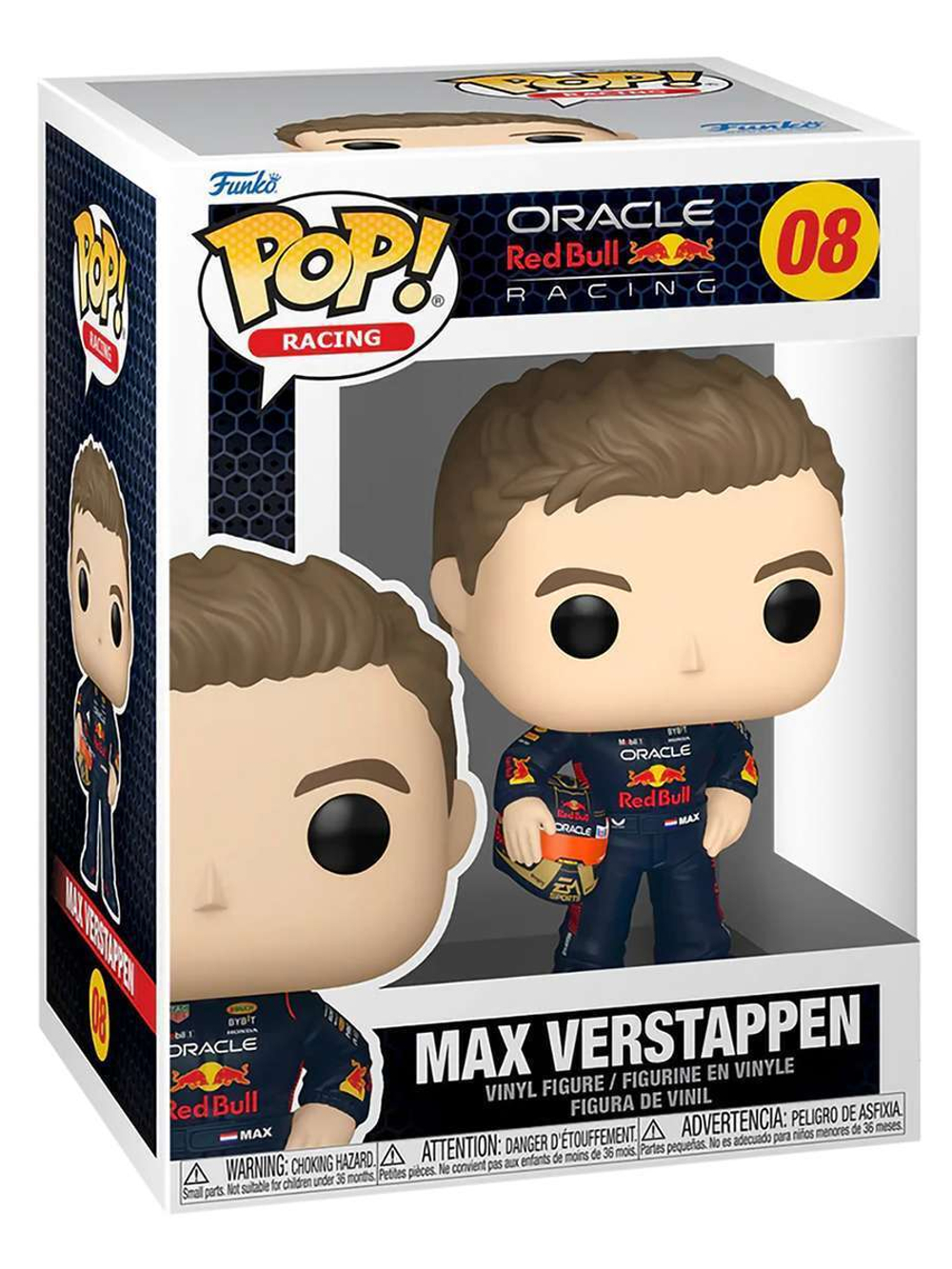 Фигурка Funko POP! Racing F1 Oracle RedBull Racing Max Verstappen w/Helmet (08) 80580