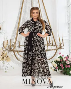 Платье 8648-1-чёрный Minova