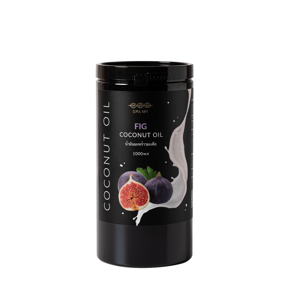 Кокосовое масло сладкая любовь с ароматом инжир 1000 мл