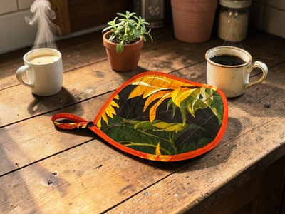 Прихватка-подставка Лист