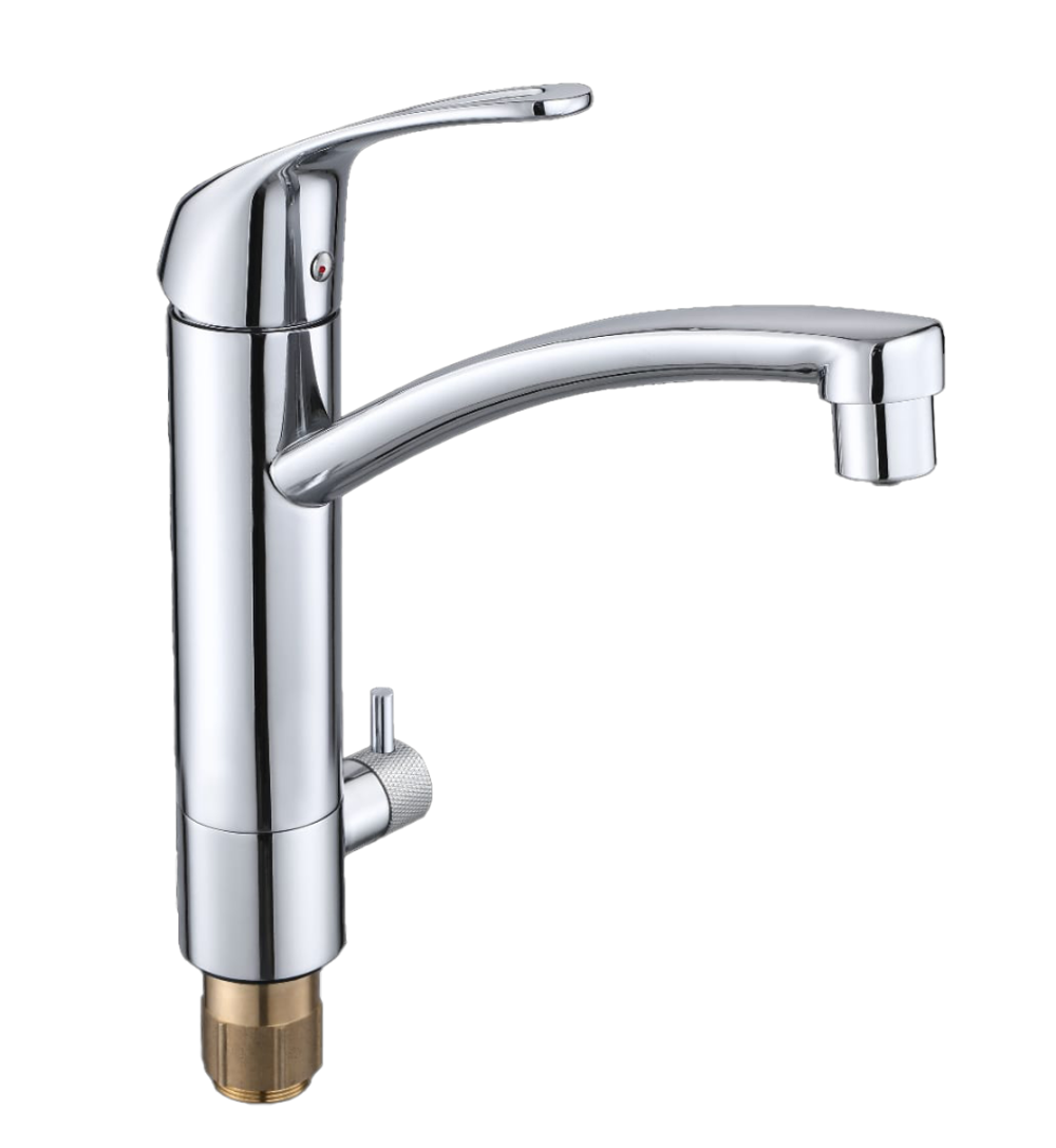 16027 Смеситель для кухни, под фильтр (ХРОМ) GANZER (10/1шт)