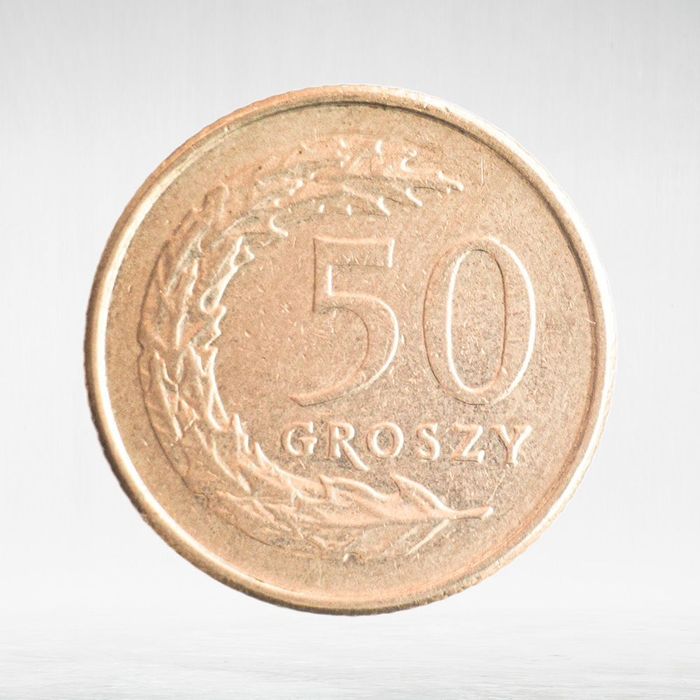 Poland, 50 Groszy, 2009, VF