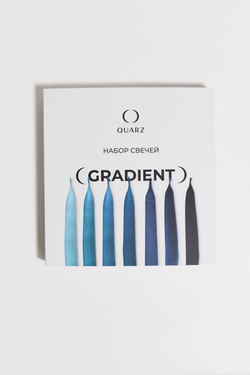 Набор свечей GRADIENT BLUE