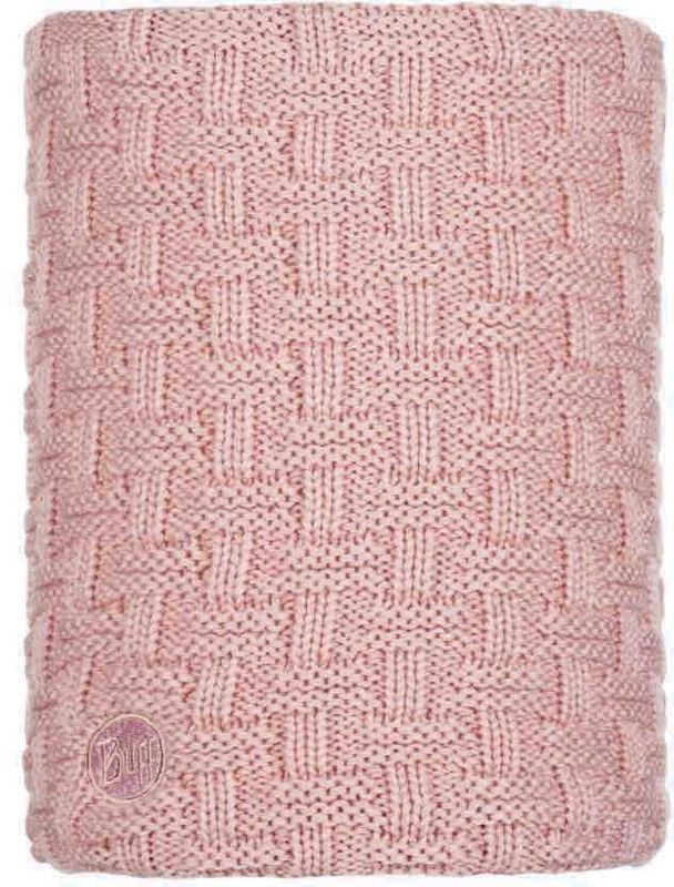 Шарф-труба вязаный с флисом Buff Neckwarmer Knitted Polar Airon Blossom Pink Фото 1