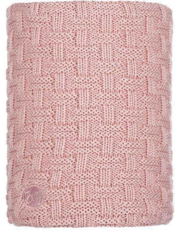 Шарф-труба вязаный с флисом Buff Neckwarmer Knitted Polar Airon Blossom Pink Фото 1