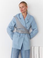 РЕМЕНЬ-ПОРТУПЕЯ SILVER GREY