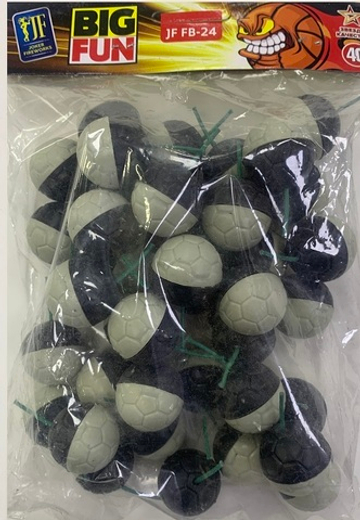 Петарды фитильные Футбольный мяч 24шт