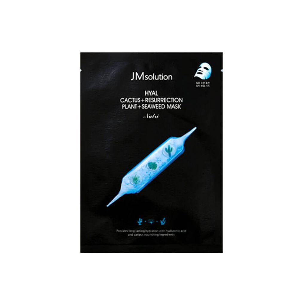 JM Solution Cactus+ Resurrection Plant+ Seaweed Mask питательная маска с экстрактом кактуса и морских водорослей