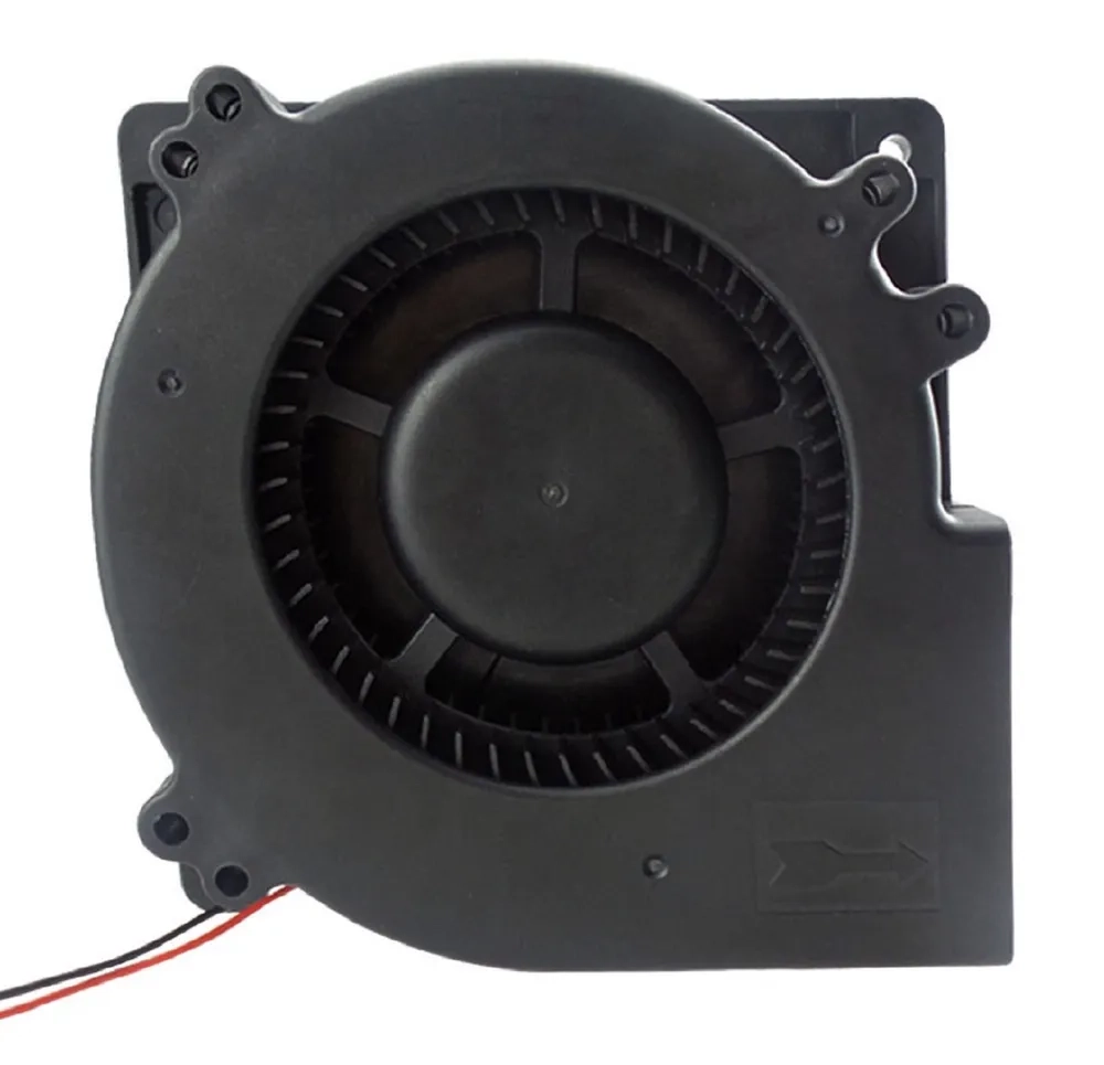 Вентилятор улитка +12V 120x120x32 мм (втулка скольжения, 2500 об/мин, 0.5А)