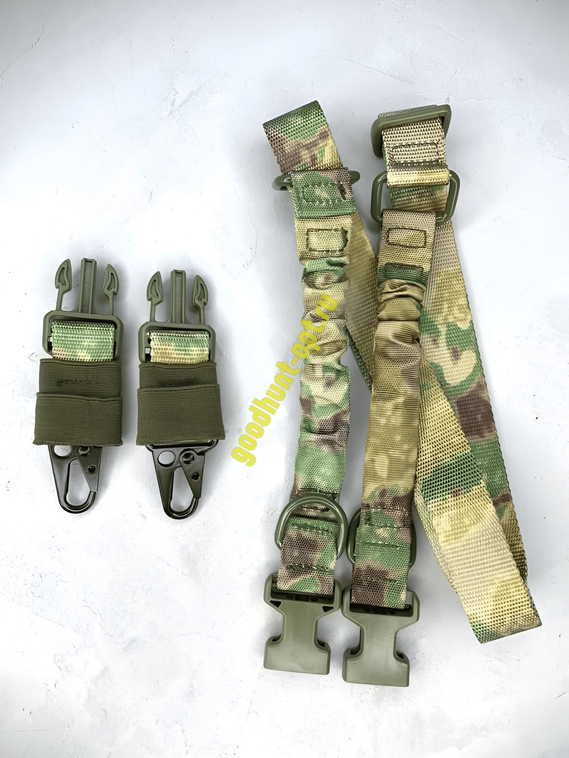 Тактический ремень на автомат двухточечный Мох