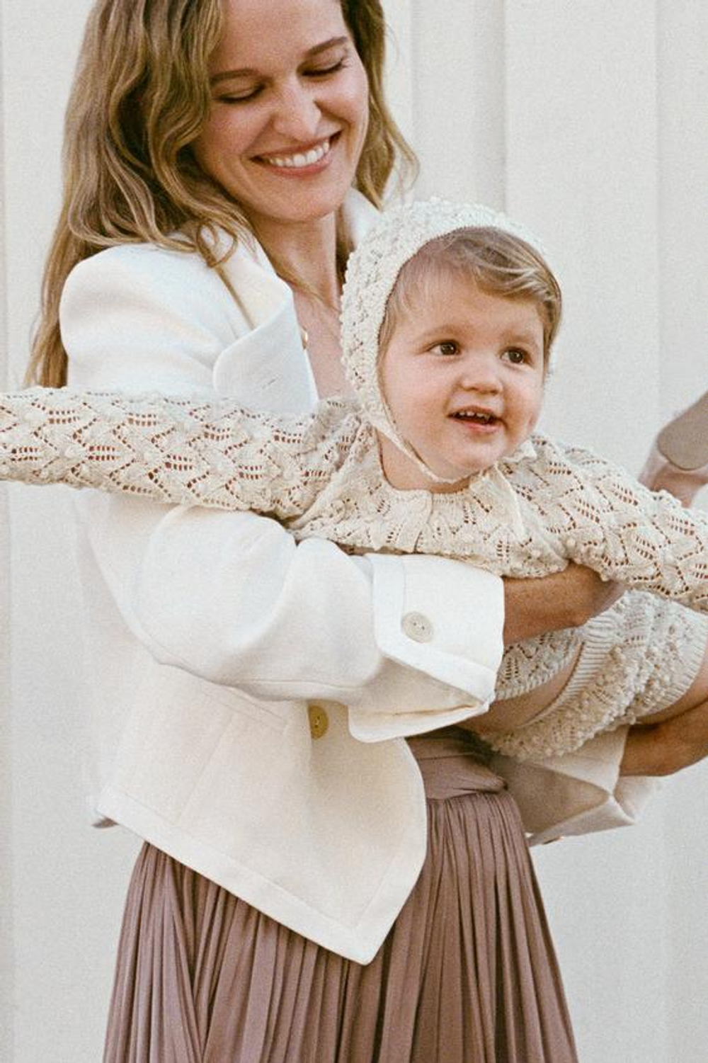 ZARA КАРДИГАН ИЗ СМЕСОВОГО ЛЬНА, СВЕТЛО-БЕЖЕВЫЙ