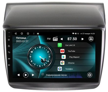 Магнитола для Mitsubishi Pajero Sport 2006-2016 - Vaycar VA47P-0094 на Android 13, 8-ядер, 4G SIM-слот