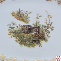 Блюдо овальное Repast Охота красная Мария-тереза 28 см