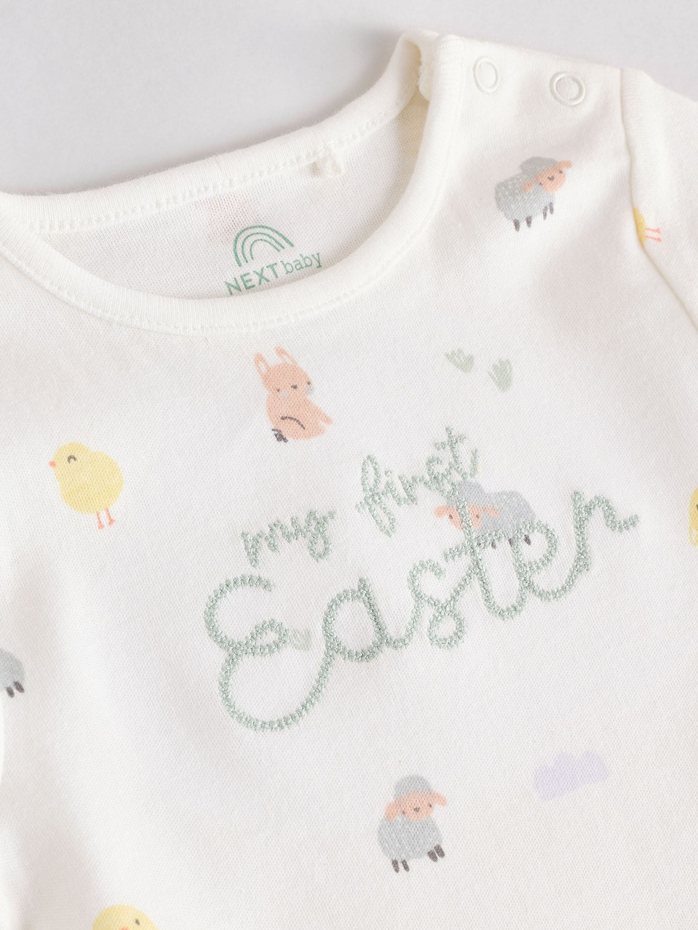 Боди с длинным рукавом для малышей Next E57-300, Молочный