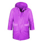 Дождевик детский (4-6 лет) фиолетовый ПВХ с капюшоном (на кнопках) Komfi