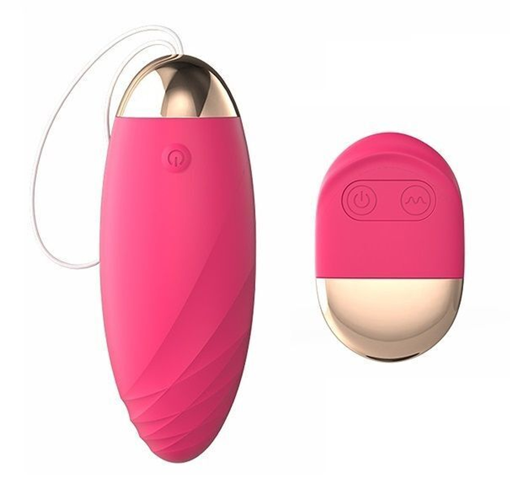 Розовое виброяйцо Play With Me Love Egg (Цвет: розовый)