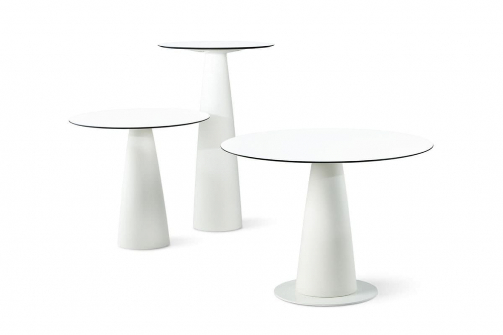 Стол из HPL пластика барный светящийся Hopla Lighting