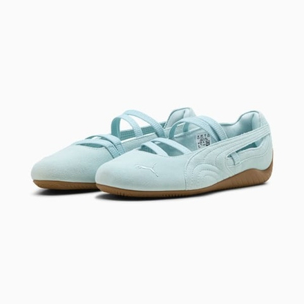 PUMA Женские кроссовки-балетки Speedcat Suede, голубой