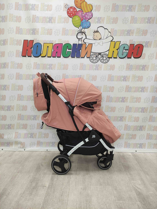 Коляска прогулочная Baballo Future 2024 розовый (белая рама)