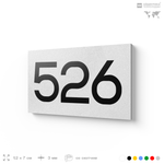 Номер на дверь 526, табличка на дверь для офиса, квартиры, кабинета, аудитории, склада, белая 120х70 мм, Айдентика Технолоджи