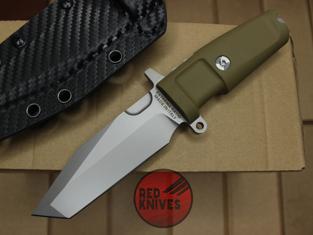 Нож Extrema Ratio Fulcrum C - пустынная рукоять, серый клинок