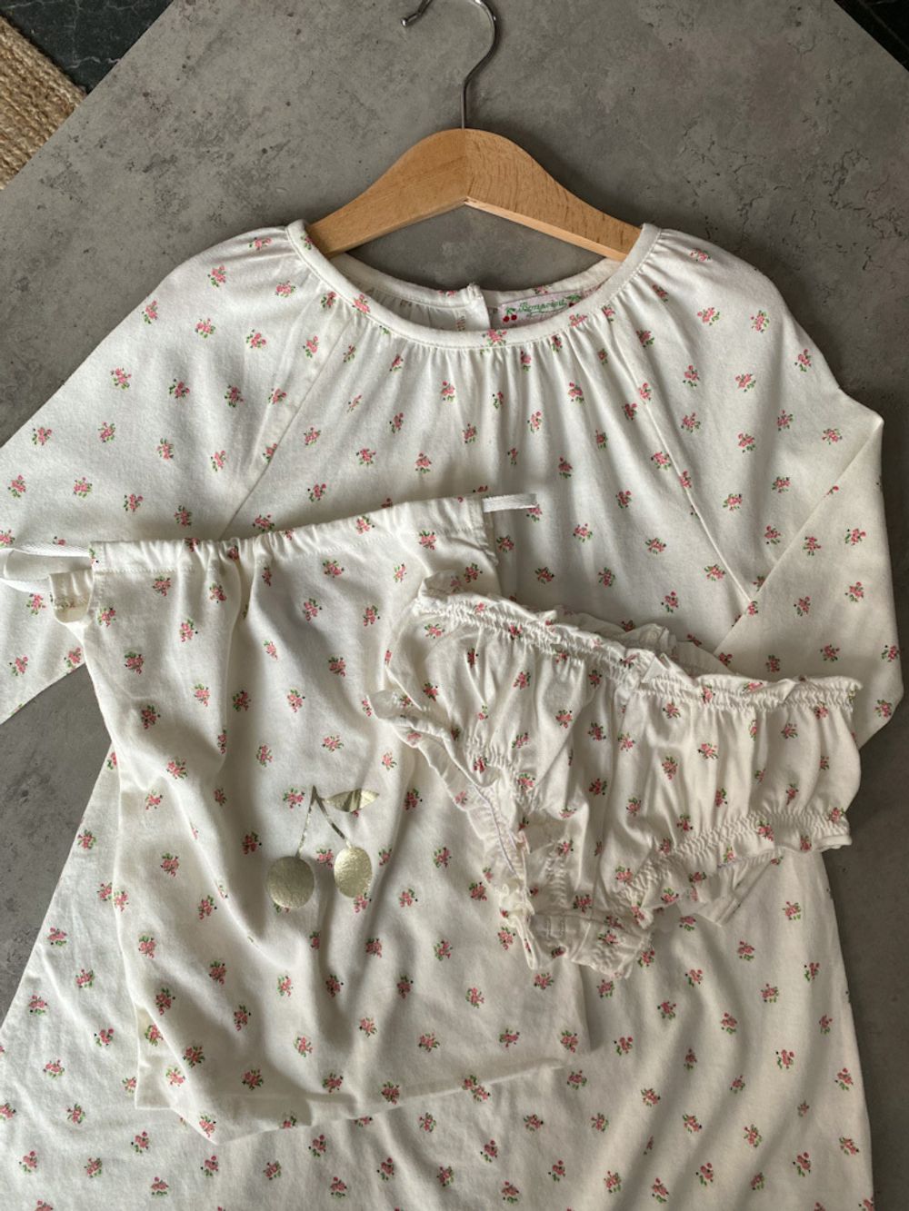 Новая хлопковая пижама Bonpoint, 104