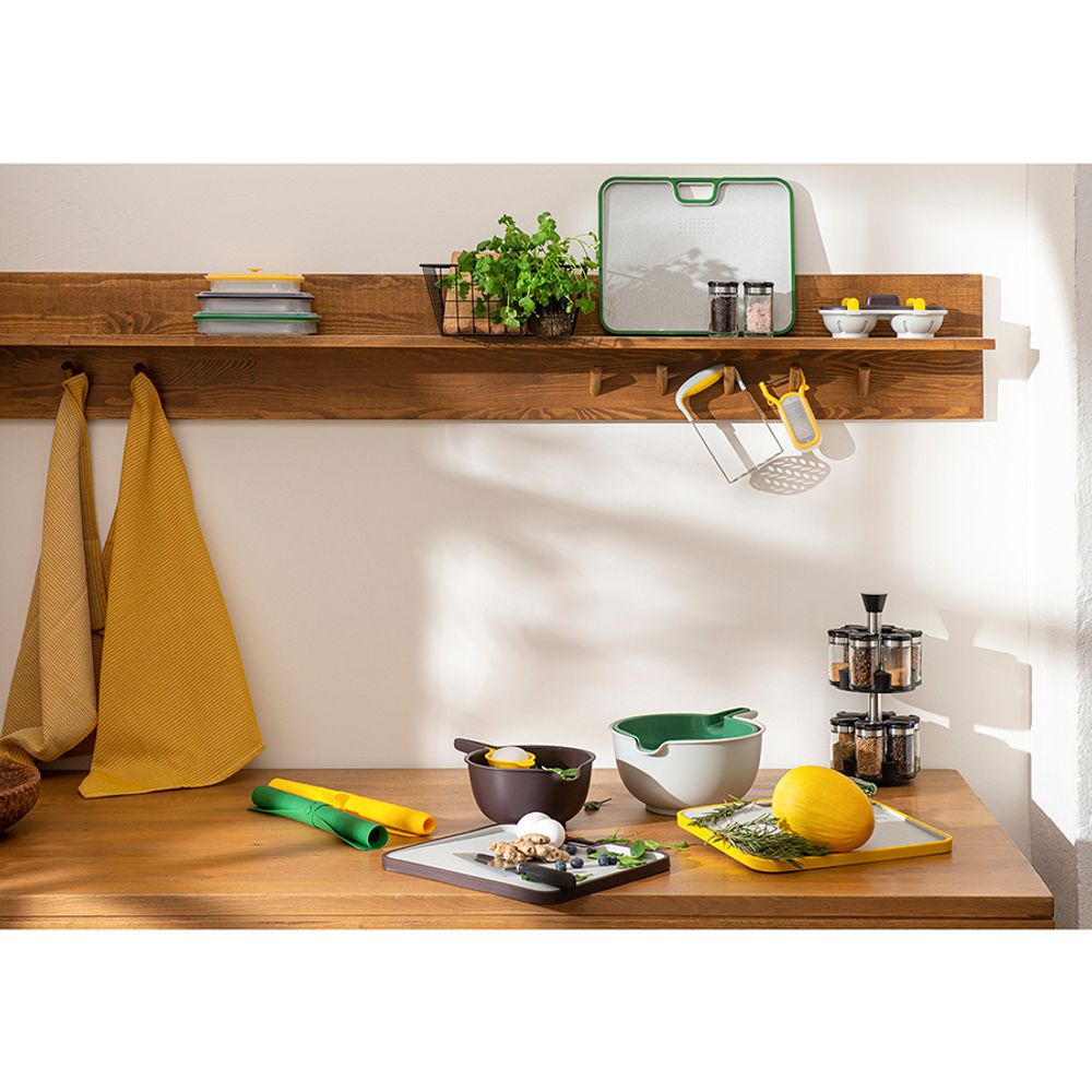 Контейнер для переноски и хранения силиконовый прямоугольный складной Silikobox, 1,2 л, зеленый