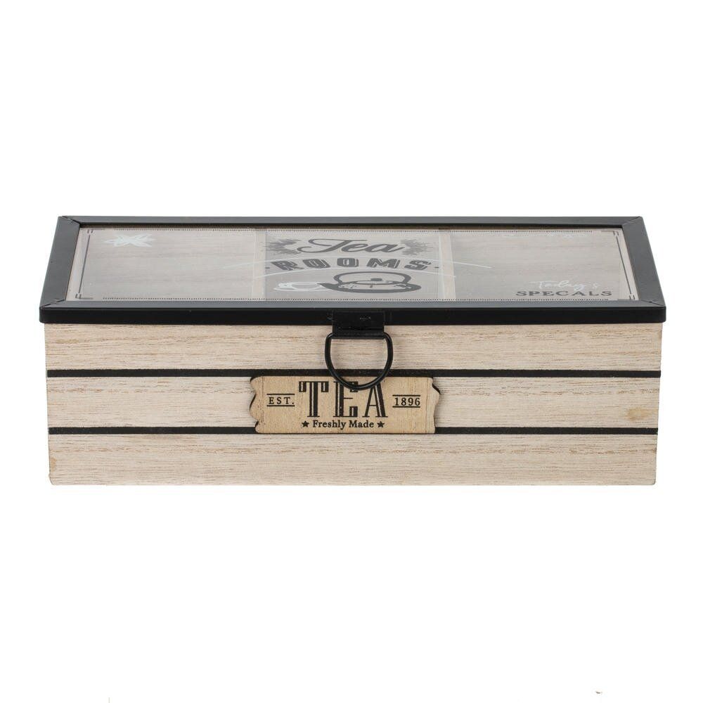 GAEM Шкатулка для чайных пакетиков, L24 W10,5 H7,5 см