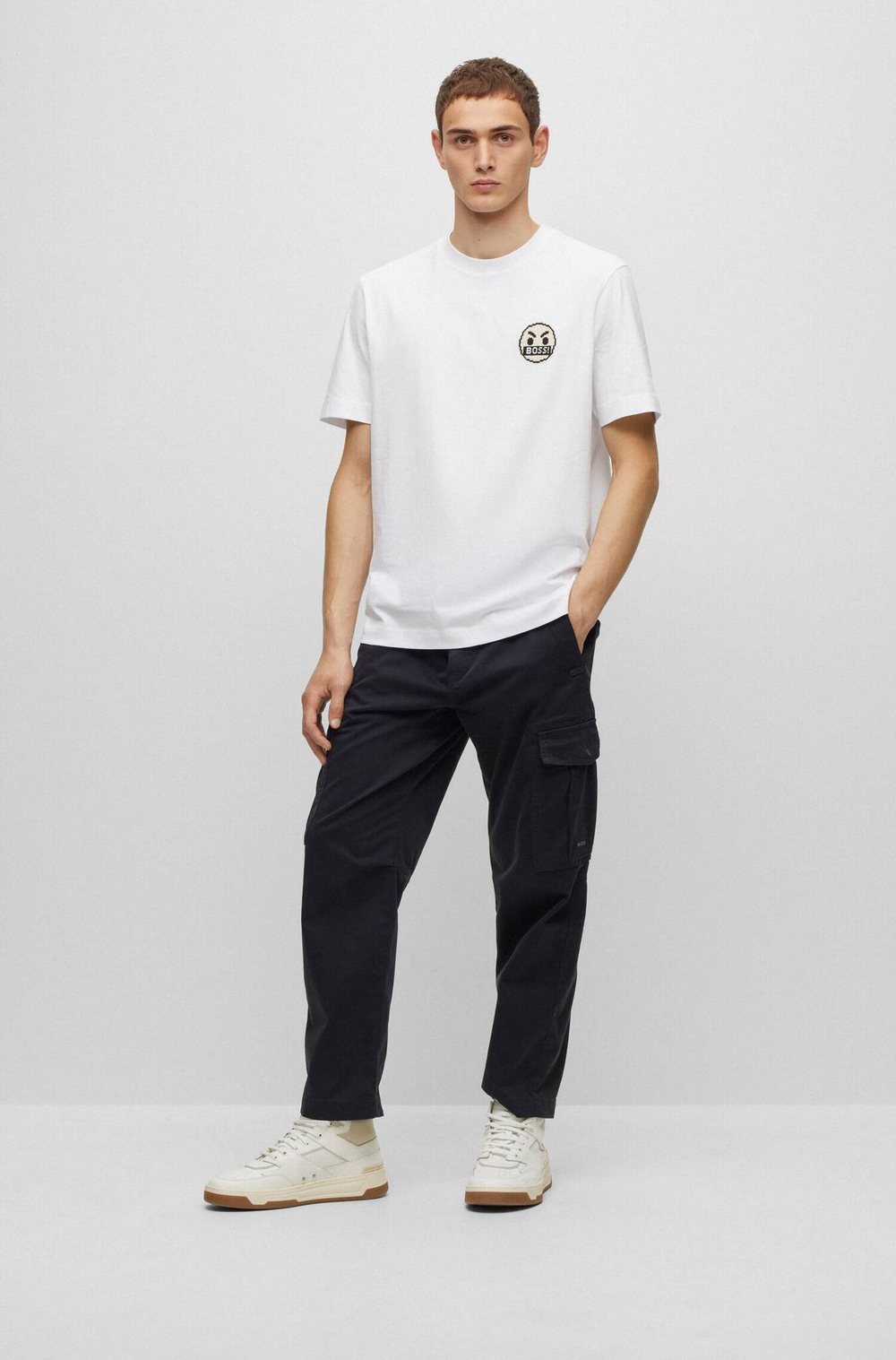 Футболка Teglitchlogo BOSS ORANGE - белый(50499504)