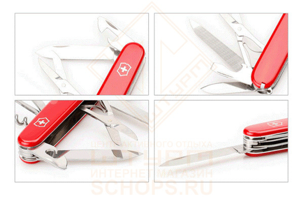 Нож многофункциональный Victorinox Mountaineer 91 мм, Red
